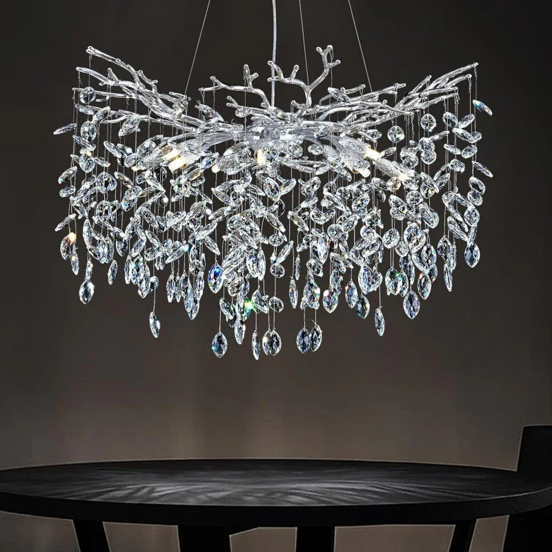 Modern Crystal Tree Branch Chandelier-Fullstarlighting