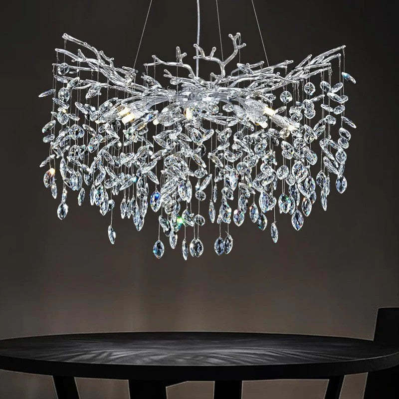 Modern Crystal Tree Branch Chandelier-Fullstarlighting