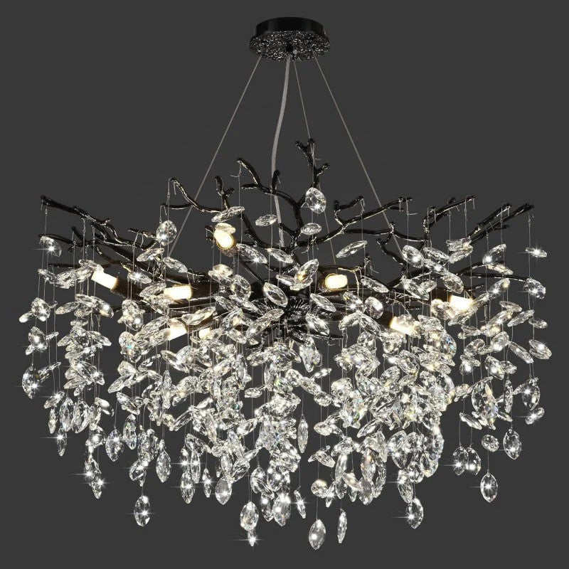 Modern Crystal Tree Branch Chandelier-Fullstarlighting