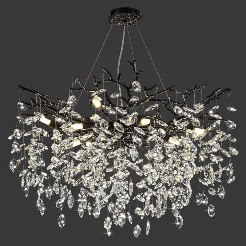 Modern Crystal Tree Branch Chandelier-Fullstarlighting
