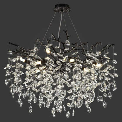 Modern Crystal Tree Branch Chandelier-Fullstarlighting