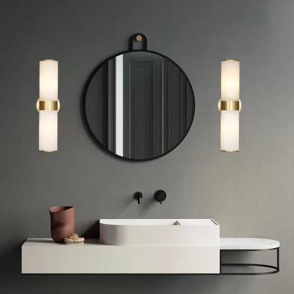Modern Sutton Linear Alabaster Wall Sconce-Fullstarlighting