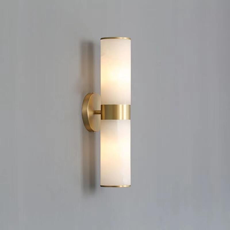Modern Linear Alabaster Wall Sconce,bedroom marble wall lights