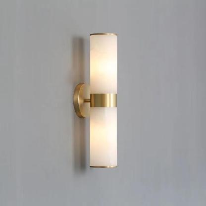 Modern Sutton Linear Alabaster Wall Sconce-Fullstarlighting