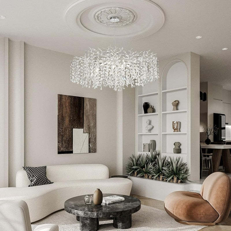 Modern Tree Branch Crystal Chandelier 55"L 30"D 40"D-Fullstarlighting