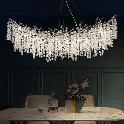 Modern Tree Branch Crystal Chandelier 55"L 30"D 40"D-Fullstarlighting
