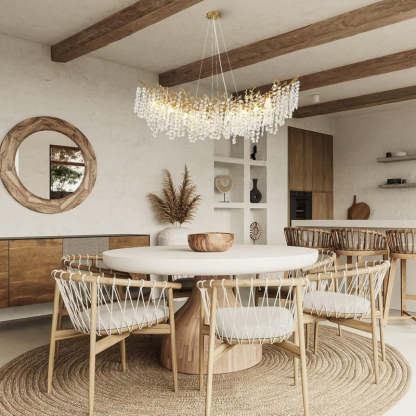 Modern Tree Branch Crystal Chandelier 55"L 30"D 40"D-Fullstarlighting