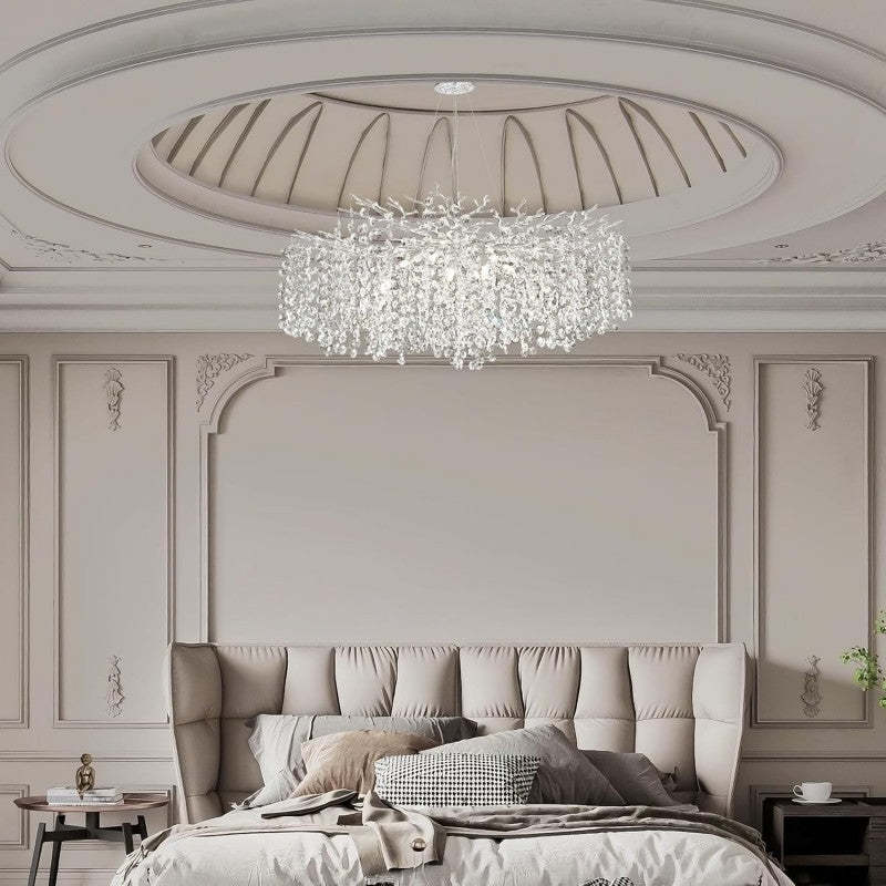 Modern Tree Branch Crystal Chandelier 55"L 30"D 40"D-Fullstarlighting