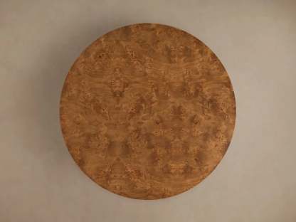 Mogadore Mappa Burl Round Coffee Table