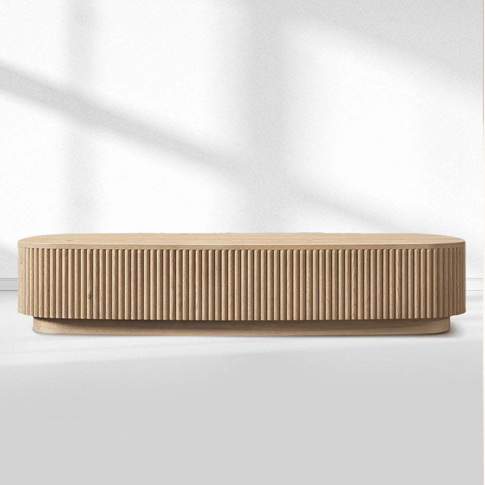Mulholland Oak Wood Coffee Table, RH designer's self-created brand