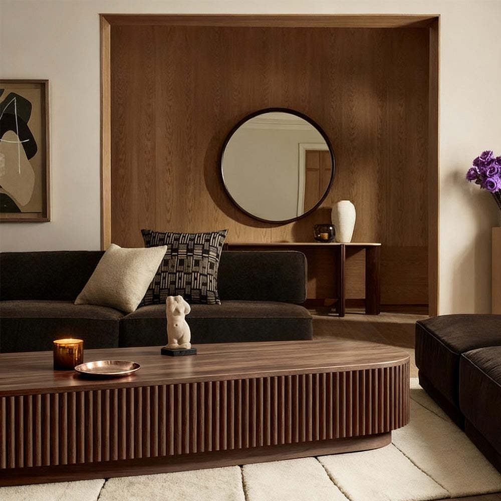 Mulholland Oak Wood Coffee Table