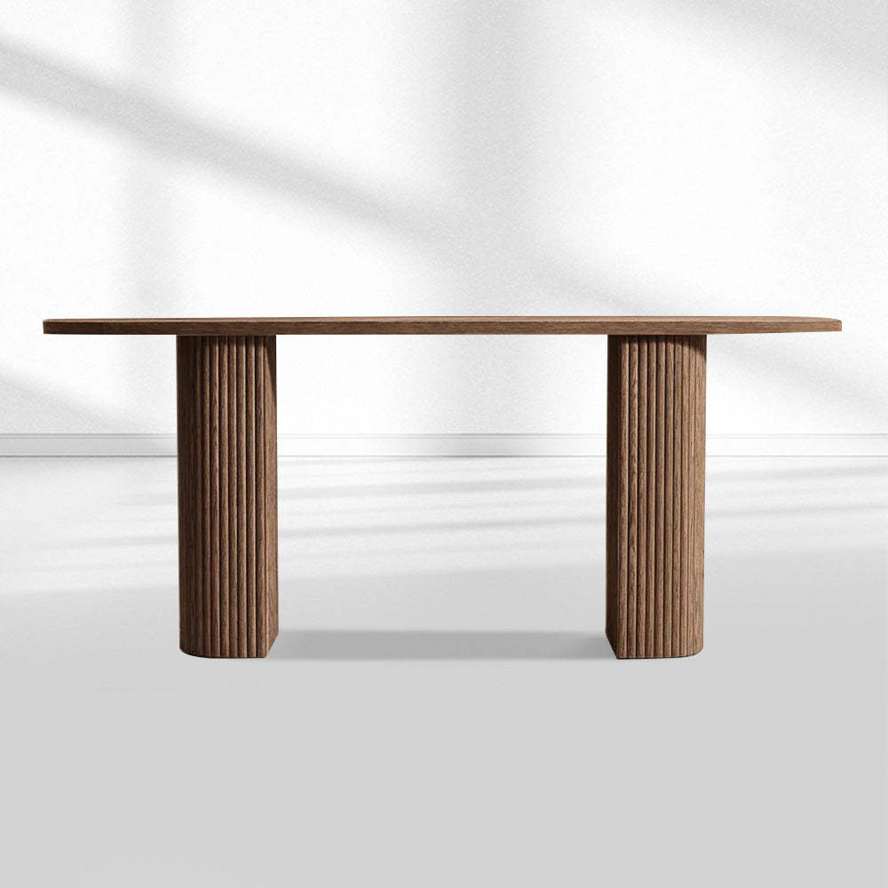 Mulholland Plank Wood Console Table