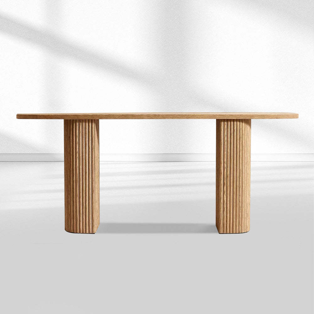 Mulholland Plank Wood Console Table