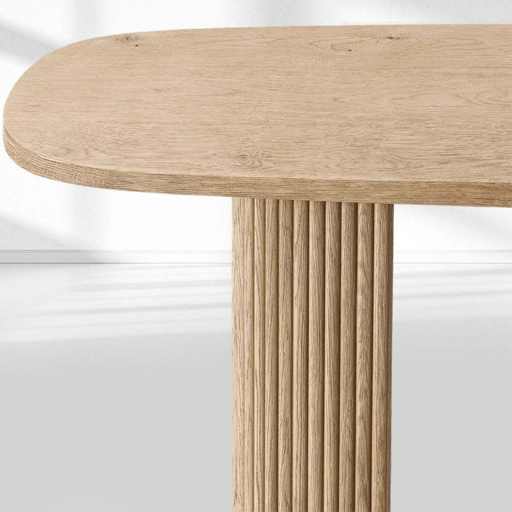 Mulholland Plank Wood Console Table
