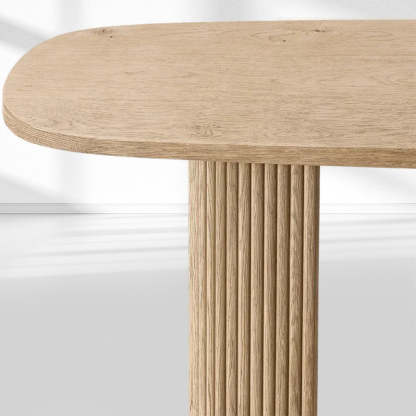 Mulholland Plank Wood Console Table