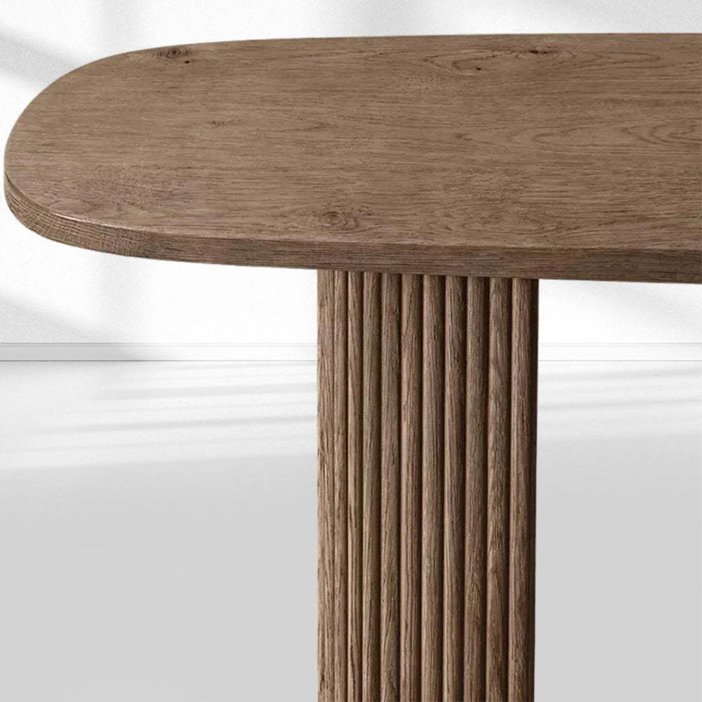 Mulholland Plank Wood Console Table