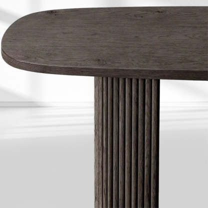 Mulholland Plank Wood Console Table