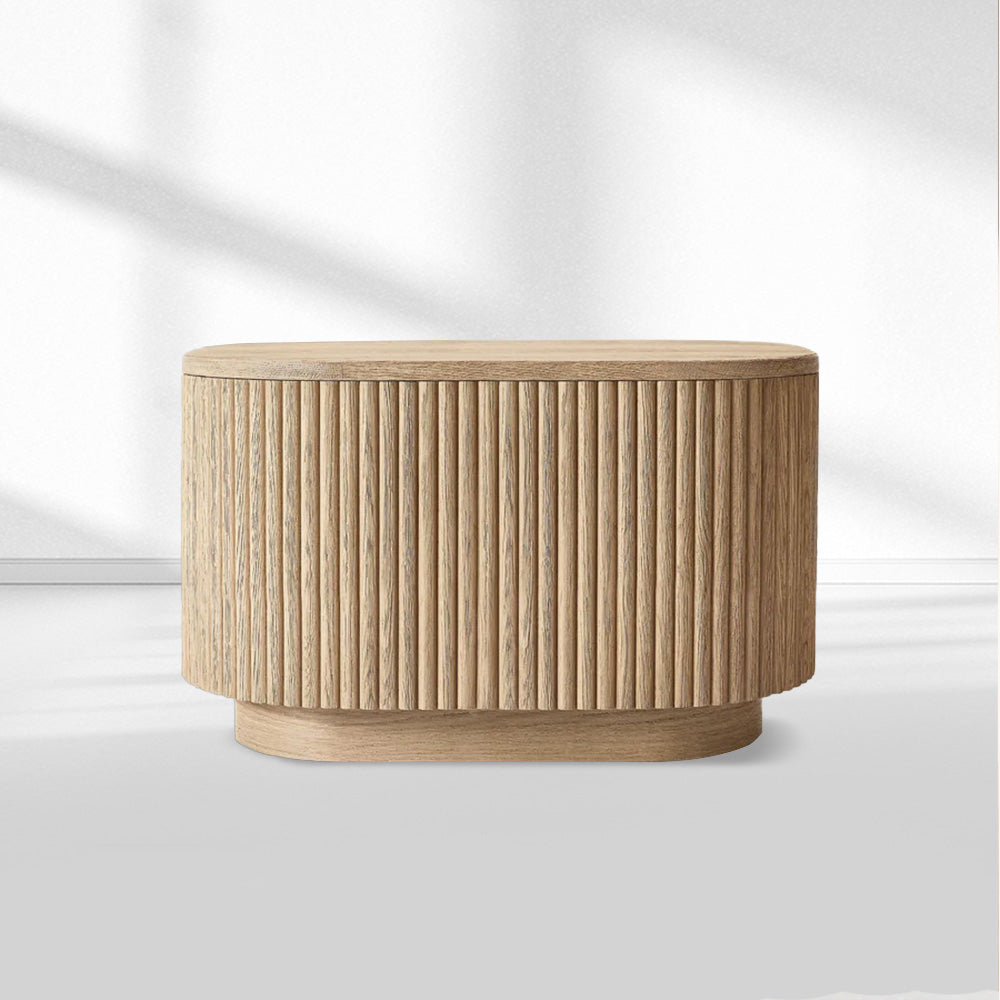 Mulholland Rectangular Wood Side Table