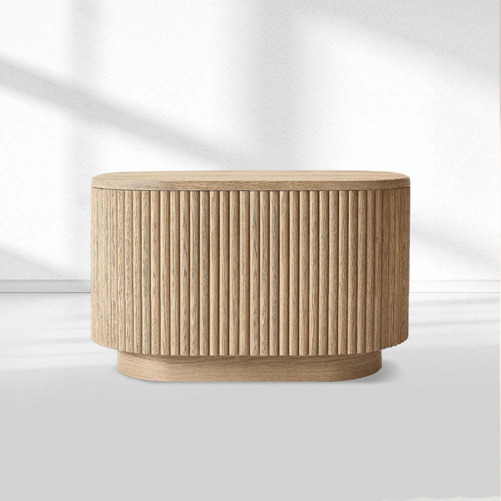 Mulholland Rectangular Wood Side Table
