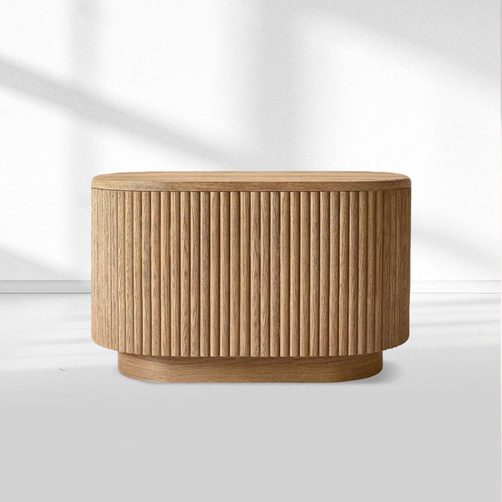 Mulholland Rectangular Wood Side Table