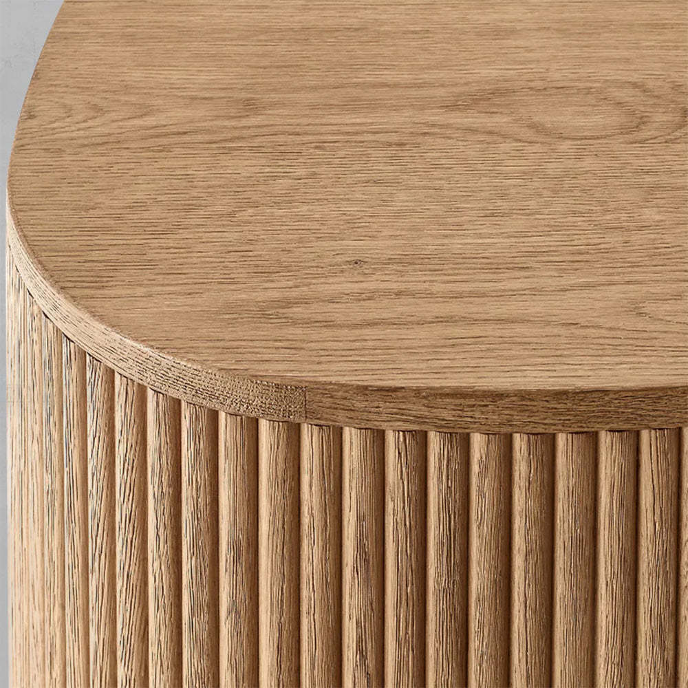 Mulholland Rectangular Wood Side Table
