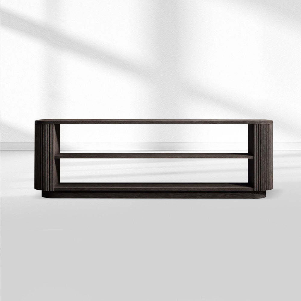 Mulholland Wood Sofa Back Console Table-Fullstarlighting