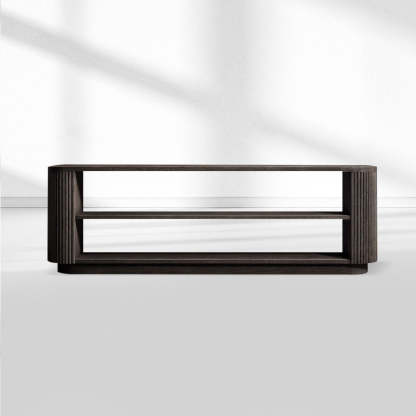 Mulholland Wood Sofa Back Console Table-Fullstarlighting