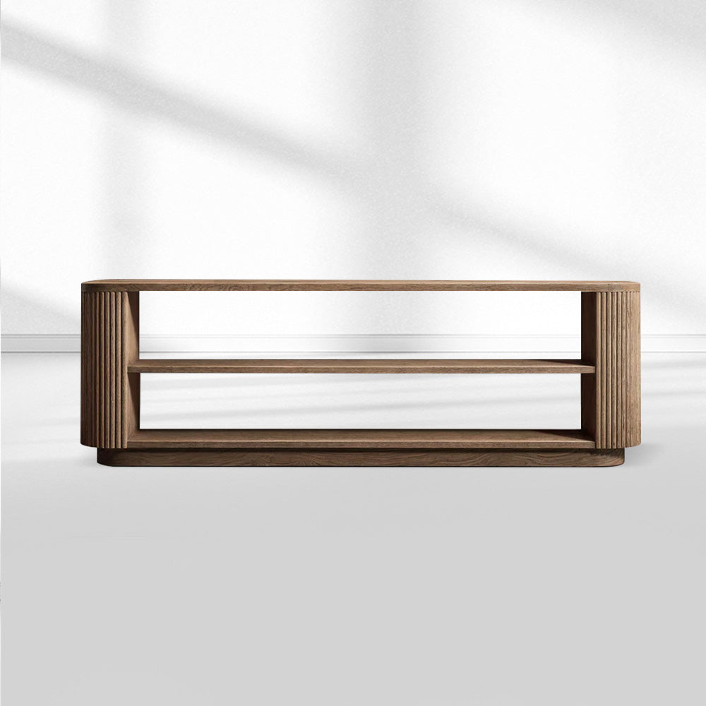 Mulholland Wood Sofa Back Console Table-Fullstarlighting