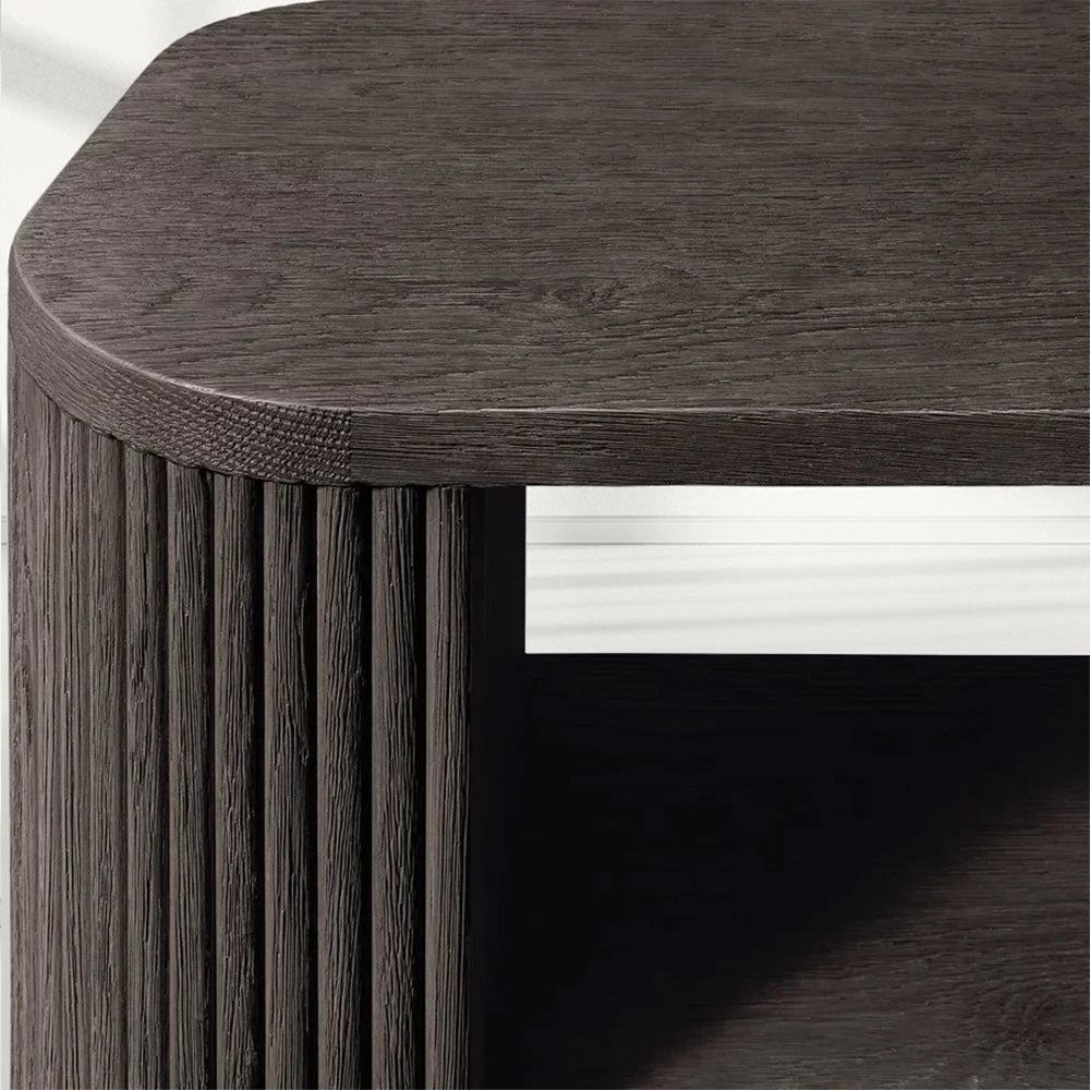 Mulholland Wood Sofa Back Console Table-Fullstarlighting