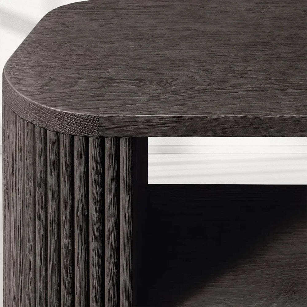 Mulholland Wood Sofa Back Console Table-Fullstarlighting