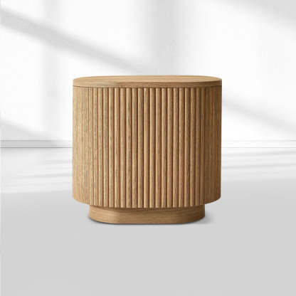 Mulholland Wood Square Side Table