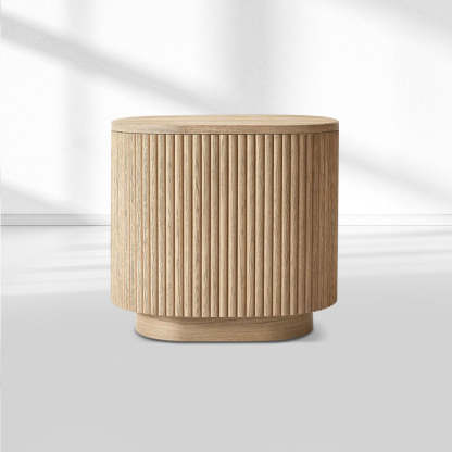 Mulholland Wood Square Side Table