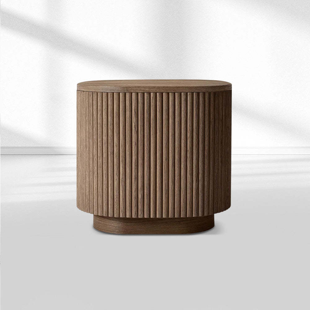 Mulholland Wood Square Side Table