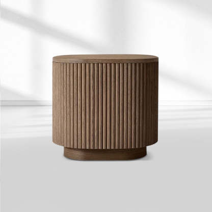 Mulholland Wood Square Side Table