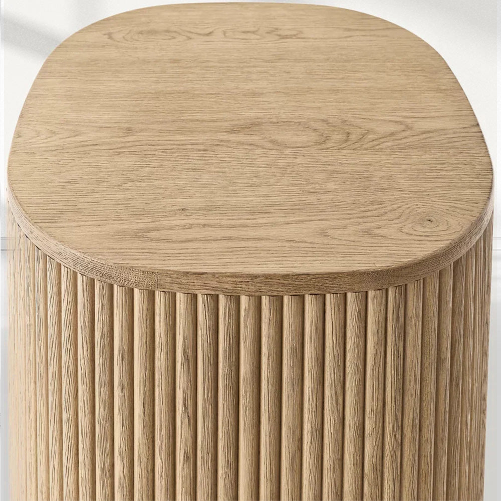 Mulholland Wood Square Side Table
