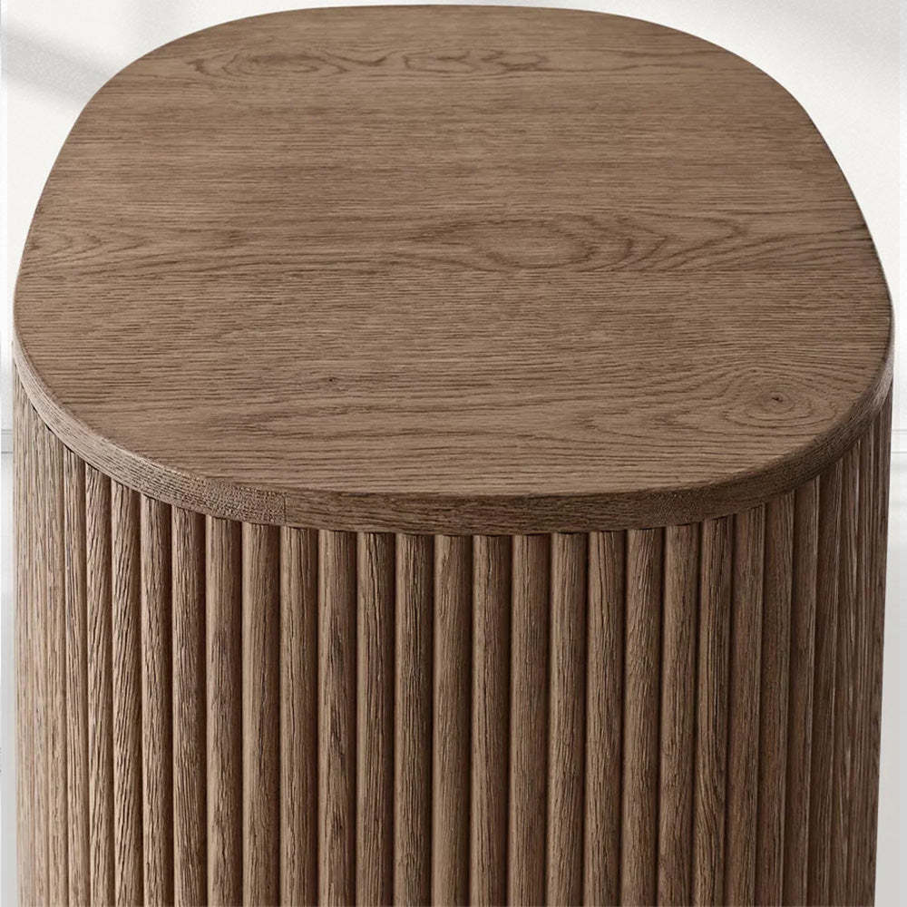 Mulholland Wood Square Side Table