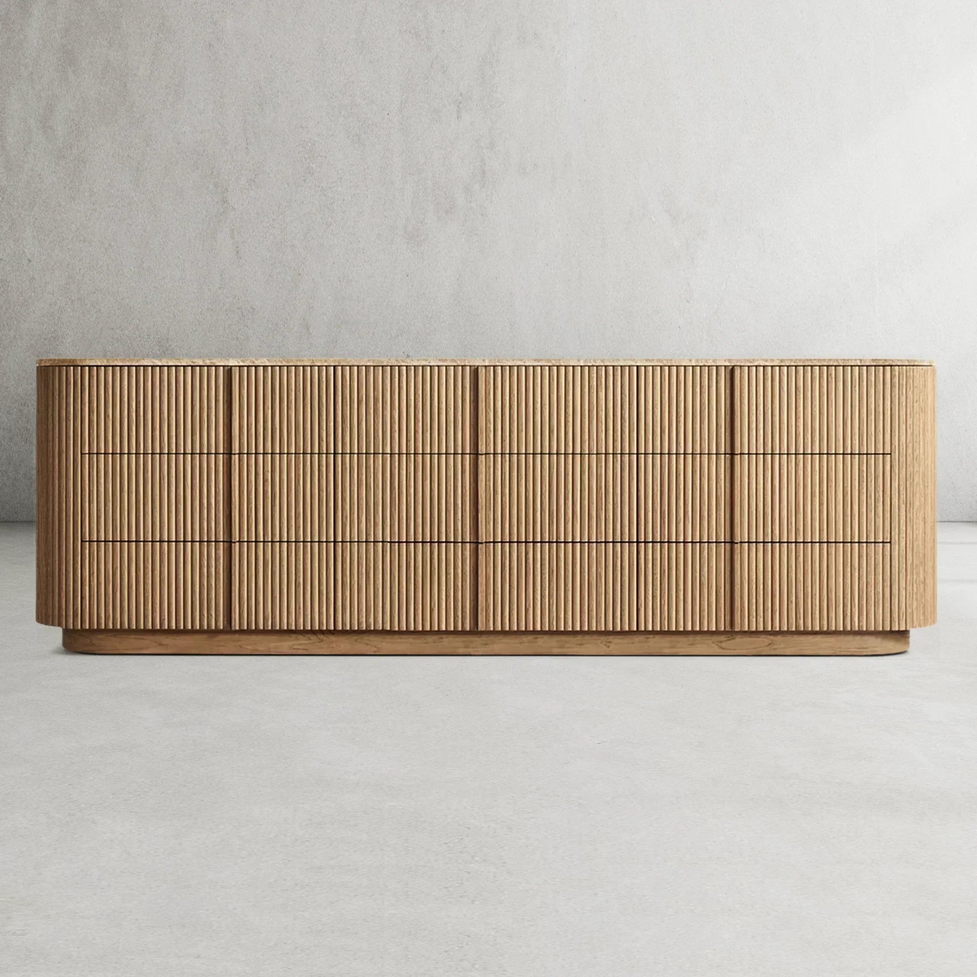 Mulholland Modern Stone 9-Drawer Dresser-Fullstarlighting