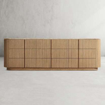 Mulholland Modern Stone 9-Drawer Dresser-Fullstarlighting