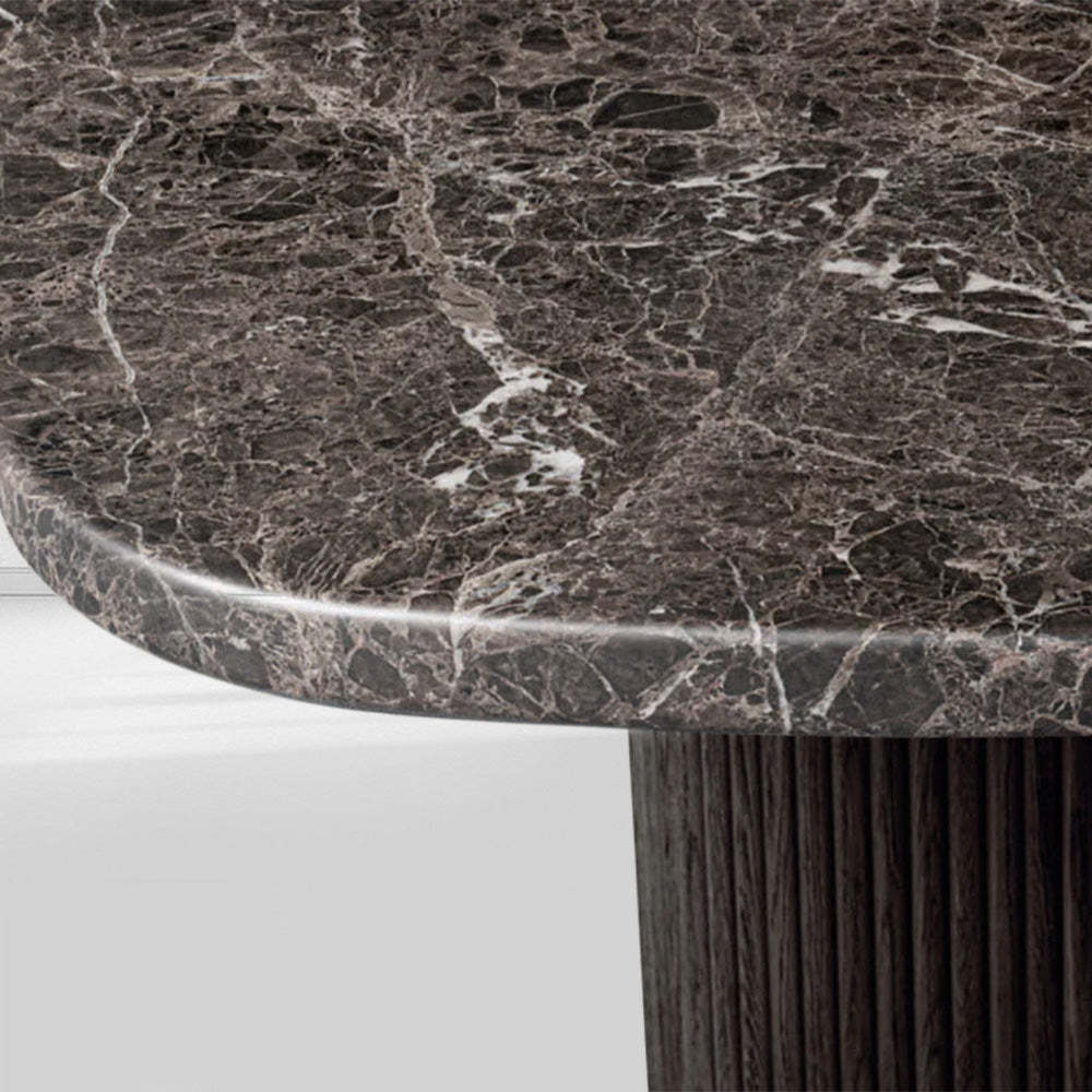 Mulholland Stone Rectangular Dining Table-Fullstarlighting