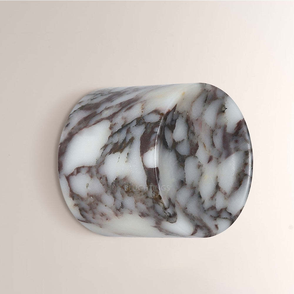 Murray Organic-Form Marble Wall Sconce-Fullstarlighting