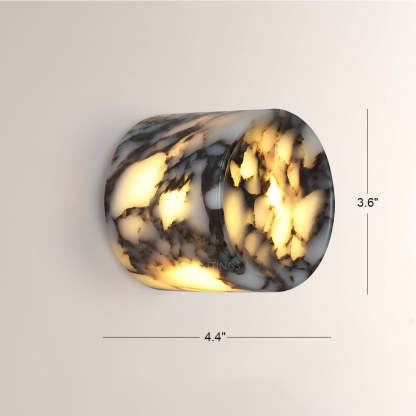 Murray Organic-Form Marble Wall Sconce-Fullstarlighting