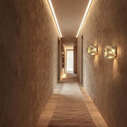 Murray Organic-Form Marble Wall Sconce-Fullstarlighting