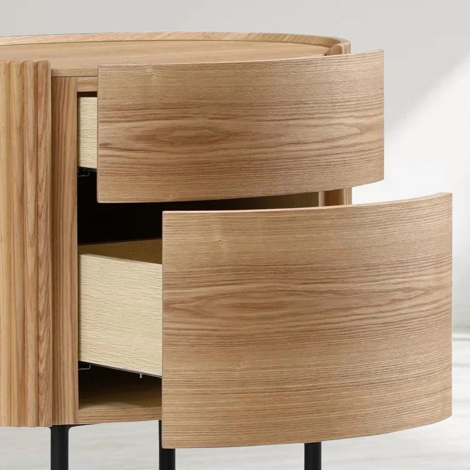 Nantie Wood Bedside Table