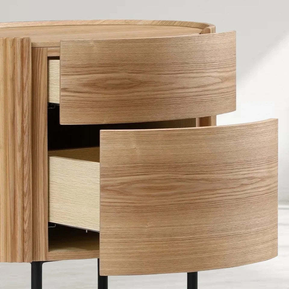 Nantie Wood Bedside Table