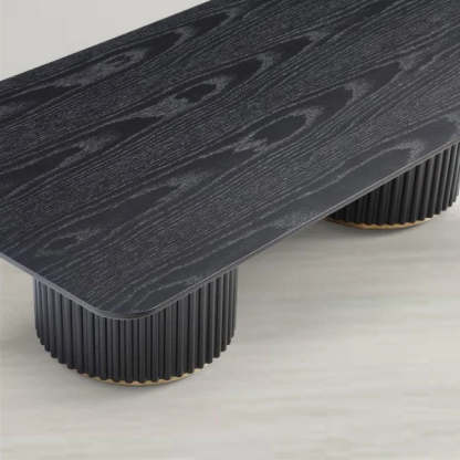 Nantie Coffee Table - Double Pedestal-Fullstarlighting