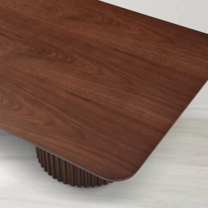 Nantie Coffee Table - Double Pedestal-Fullstarlighting