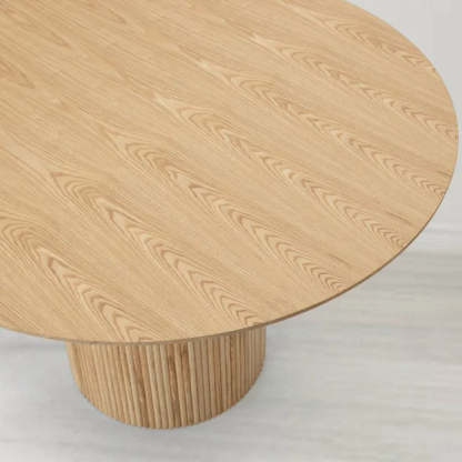 Nantine Dining Table 240 - Pill Shaped - Ash Oak