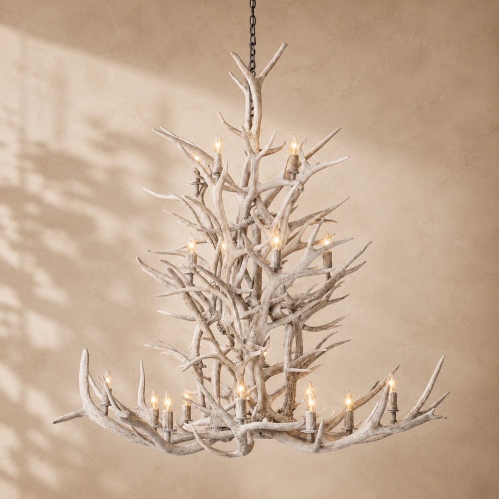 Natural Antler Chandelier 66-Inch(Customization)-Fullstarlighting