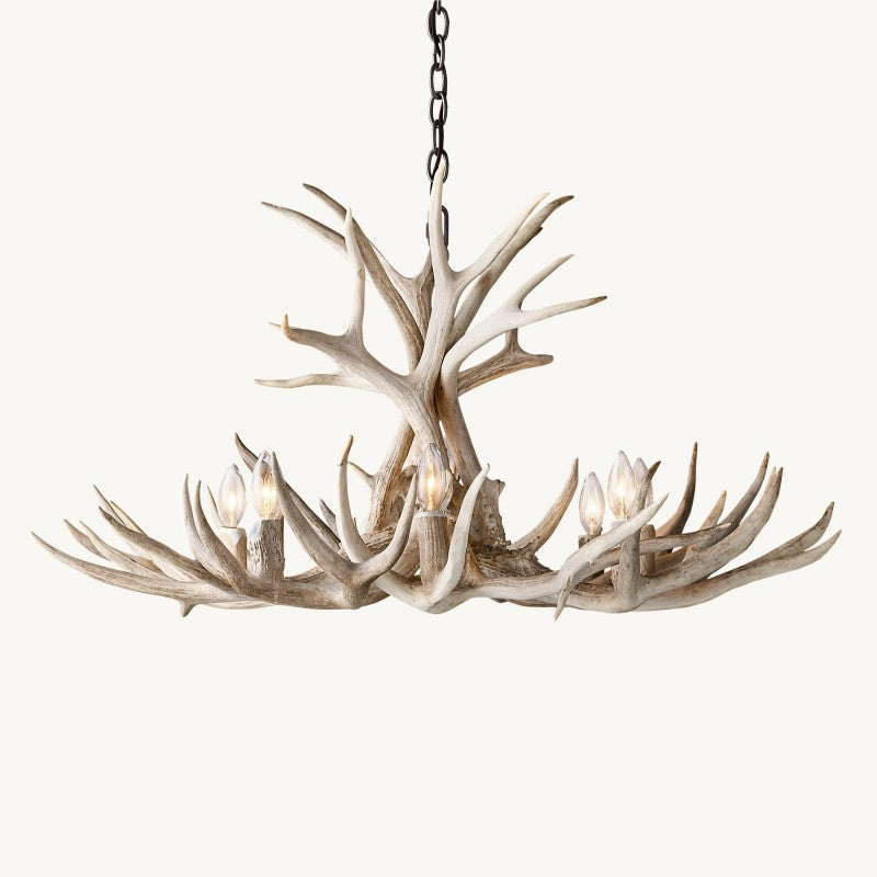 Natural Antler Chandelier 36",Restoration Hardware,Dining Room Lights