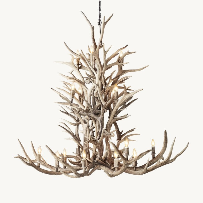 Natural Antler Chandelier 66",Restoration Hardware,Living Room Lights